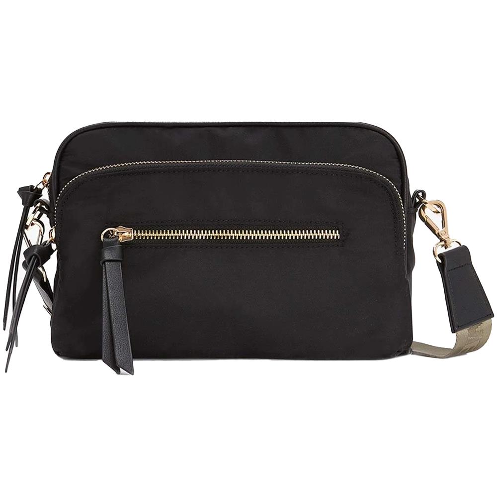 Mint Velvet Black Nylon Crossbody Bag